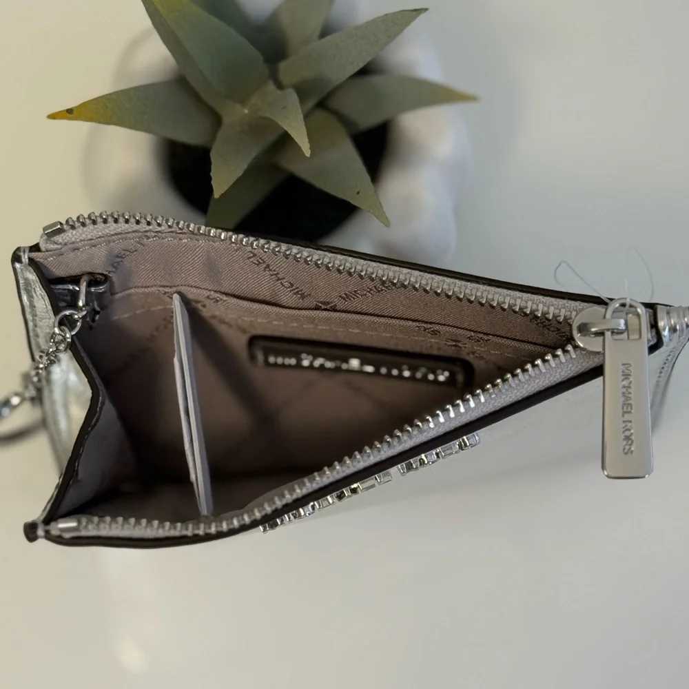 3 pcs MICHAEL KORS Jet Set Travel Dome Crossbody Bag, Coinpouch & Purse Hook! - Picture 14 of 15